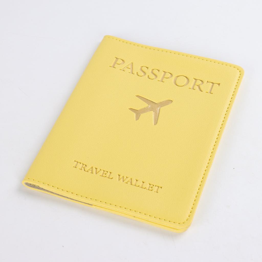 Fashion Leather Passport Cover Hot Sale Simple Women Men Travel Wedding Passport Cover Holder Fashion Wedding Gift