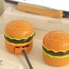 Burger-Schreibtischlampe, wiederaufladbare Burger-Lampe, kleine Tischlampen mit verstellbarem Hals, Hamburger-Schreibtischlampe, Schlafzimmerdekoration, Geschenk für Kinder