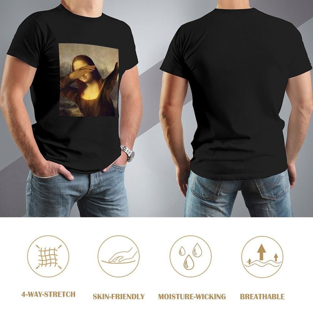 Mona Lisa DABBT! DAB! T-Shirt Anime Shirt Mann Kleidung Bluse Baumwolle T-Shirt Männer