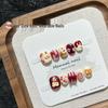 Handmade Cute Cartoon Short Round Wearable Kids' Nail Art Stickers - Removable S128