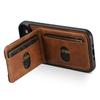 Universal Leather Phone Case with Card Holder & Stand for Apple 17 Pro Max, Google 10 Pro XL, Samsung Models