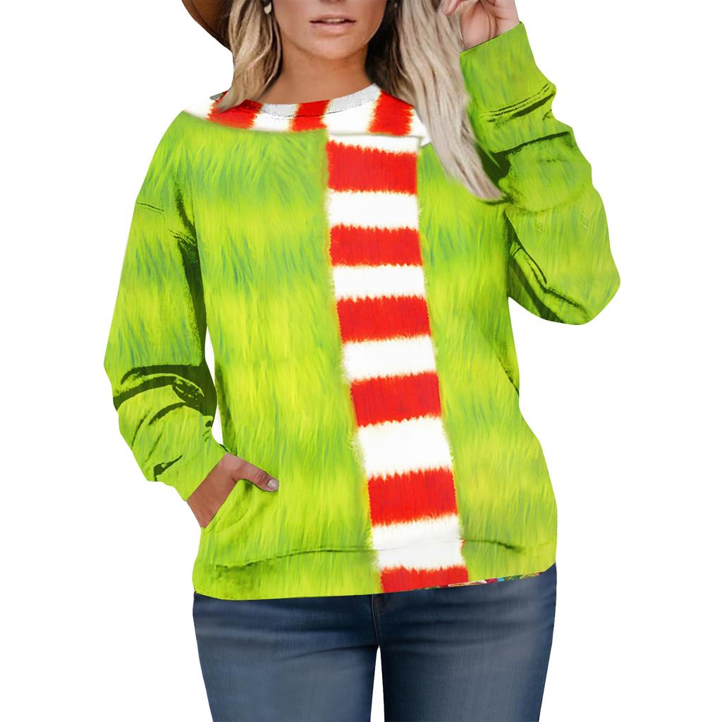 Christmas Sweatshirts For Women Sweater Cute Shirt Fall Pullover Top
