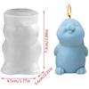 Bunny Candle Mold Easter Bunny Shape Molds Adorable Easter Bunny Aromatherapy Plaster Mold For Candle Wax Easy To Release
