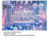 Wrinkle-resistant Birthday Banner Happy Backdrop, Party Photo Background Cloth for Celebration, Bright Color Bunting Flag Decor Kids Women, Supplies