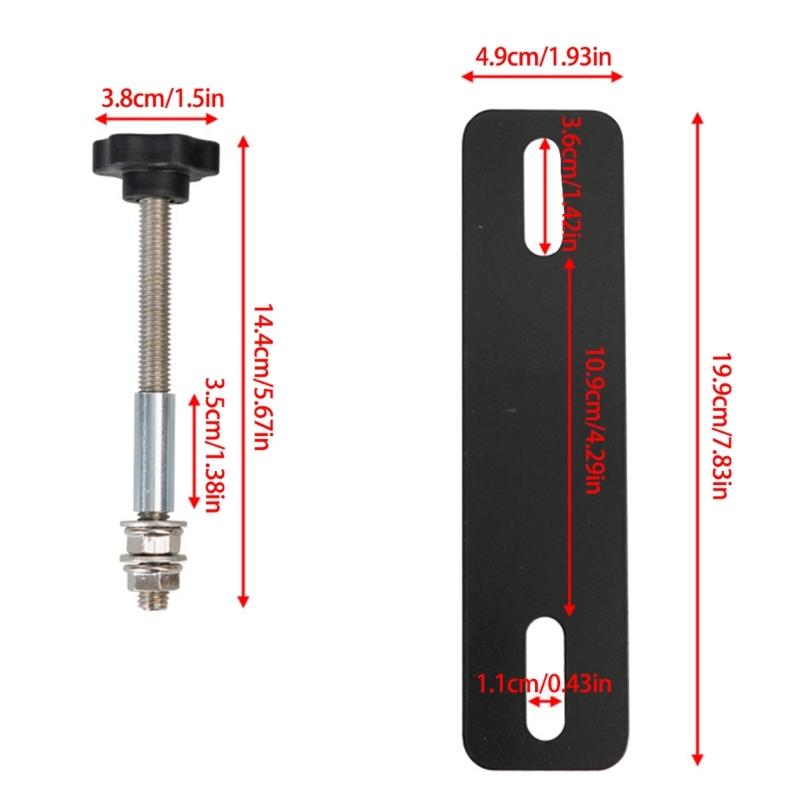 Montagepins-Set für alle Recovery-Tracks mit 120-170 mm Lochabstand Traktionsplatten-Montagepin Rostfreies Montagekit