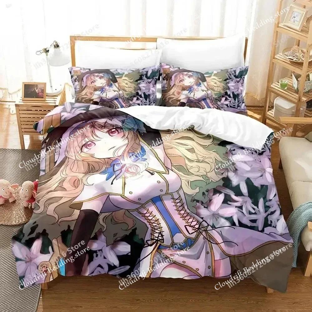 3D Print Madoka Magica Bedding Set Single Twin Full Queen King Size Bed Set Adult Kid Bedroom Duvet Cover Sets