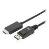 DisplayPort To HDMI Video-Audio Cable ASSMANN - 3m Triple Shielded Black - 3D, HDCP, DPCP, 4K