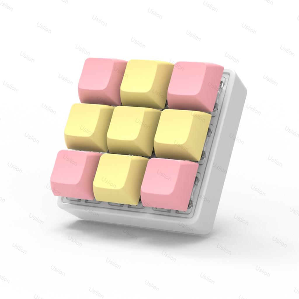 High-Quality 9 High-Quality Key High-Quality Mechanical High-Quality Keycap High-Quality Fidget High-Quality Keychain Play sets - High-Quality