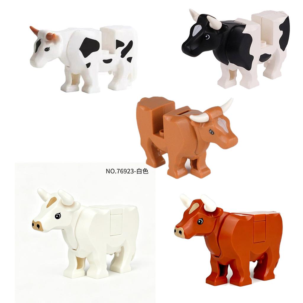 Afrikanische Wildtiere Bausteine Set Löwe Elefant Kamel Hirsch Wolf Giraffe Spielzeugmodell für Kinder Kreatives Kindergeschenk Stein S041