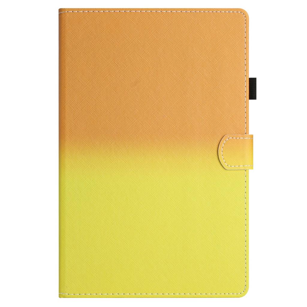 Suitable for ipad 10.9 flat leather case Air5 painted gradual change color card holder protective case mini6
