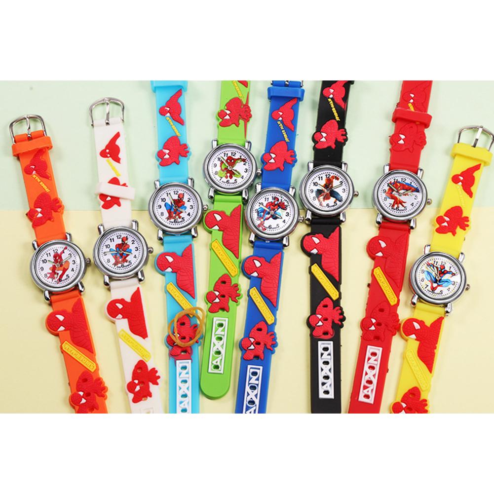 Relógio Infantil de Silicone com Desenho Animado Fofo para Meninos e Meninas com Mostrador Redondo