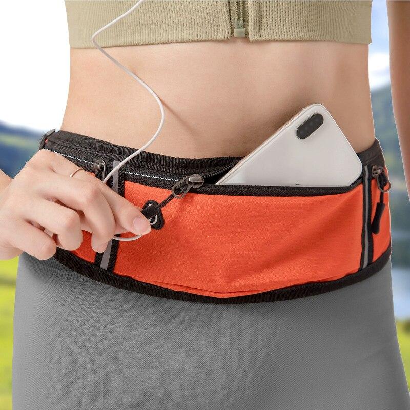 Breathable Running Waist Bag Sports Belt Pouch Mobile Phone Case Men Women Hidden Pouch Gym Belt Pack