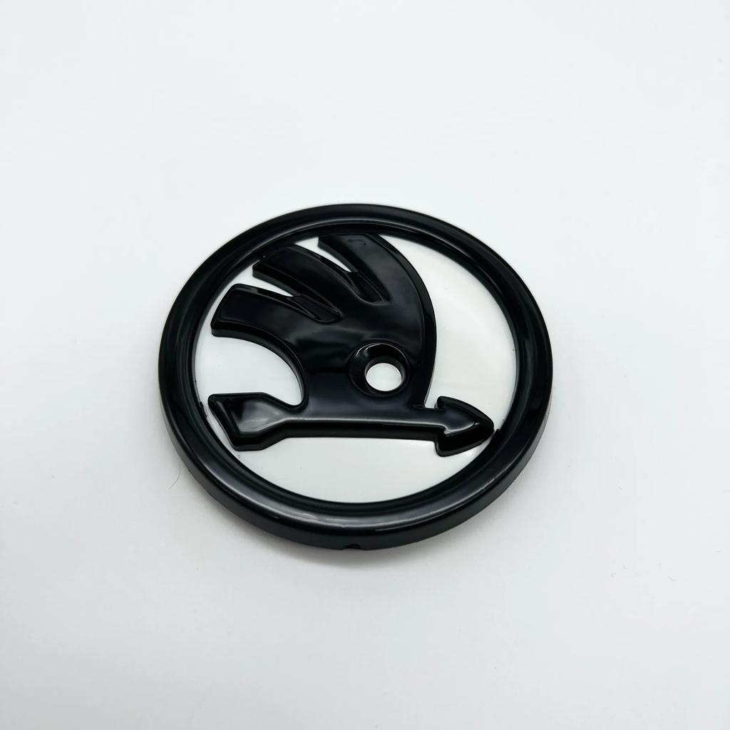 2025 Nou 80mm 90mm 100mm Insignă Logo Mașină Grilă Frontală Mașină Emblema Portbagaj Spate pentru Skoda Octavia Rapid Fabia A7 Superb KAMIQ VRIS Ac