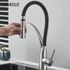 Kitchen Faucet 360° Stainless Steel Extendable Faucet with Shower Faucet for Kitchen