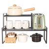 Kitchen countertop rack, seasoning bottle, pot rack, baffle layered rack in cabinet, desktop multi-layer sundries finishing rack