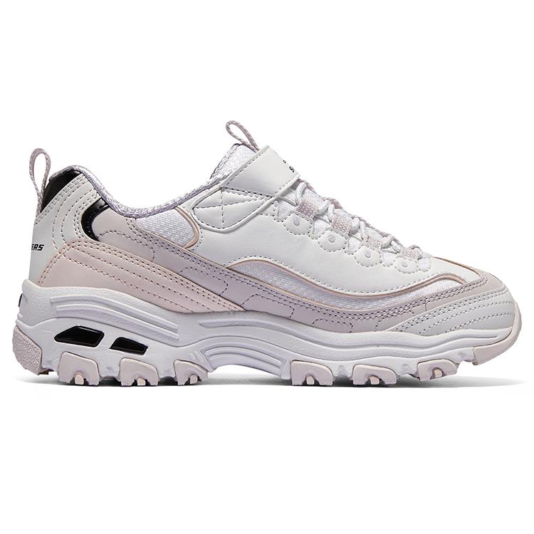Skechers Antiscivolo, Resistenti all'abrasione, Anti calcio Scarpe Lifestyle Basse per Bambini Lavanda Adolescenti 302526L-WLV