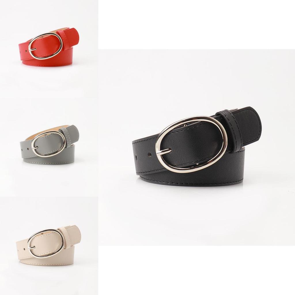 Leather Belt For Women With Alloy Buckle And Pu Material Stylish Casual Accessory For Office And Daily Wear