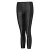 Women Imitation Leather Spliced Leggings Slim Pants Nine Leather Pants Thin