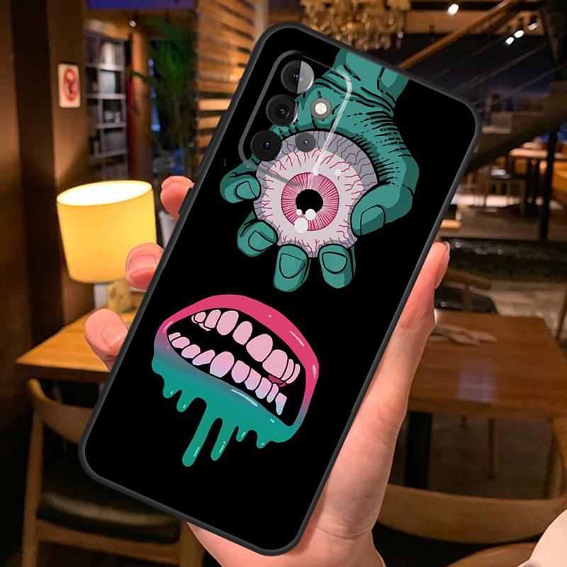 Monster-Auge Handytasche für Samsung Galaxy A16 A06 A26 A36 A56 A52 A53 A33 A13 A34 A54 A14 A15 A35 A55 A22 A32