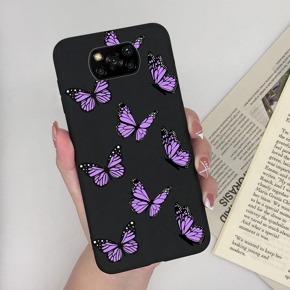 

Для POCO X3 Чехол Для Xiaomi Poco X3 Pro Чехол для телефона Девочка с цветами Сердце Милая задняя крышка Для Xiaomi Poco X3 NFC X 3 X3Pro Глобальный Poco X3