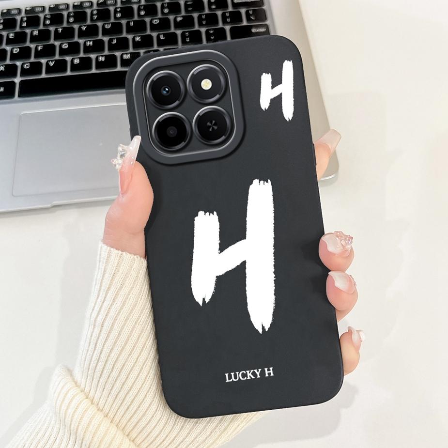 For Honor X6C Case NIC-LX1 NIC-LX2 NIC-LX3 Cute Lucky Letters Cover Soft TPU Phone Case For Honor X6c X 6c HonorX6C Fundas Coque