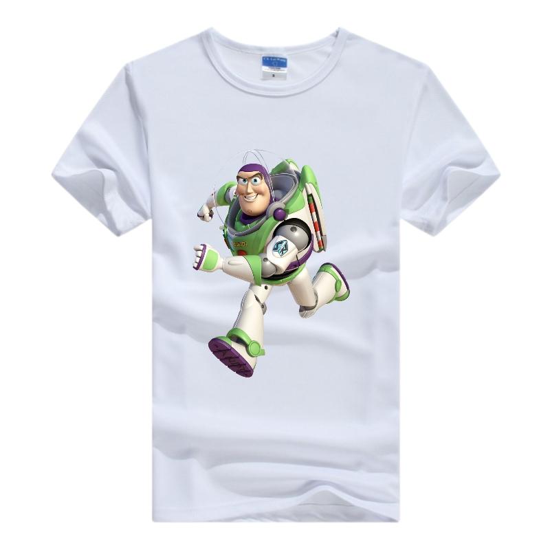 Casual Toy Story Tops White Clothing Short Sleeve Tees Plus Size Blouses Unisex Harajuku Aesthetic Kpop Y2K T-shirts