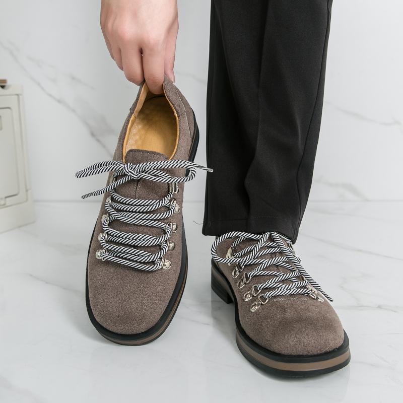 Pánské Oxfordy Elegantní Outdoorové Ležérní Nízké Kozačky Boty Velké Velikosti