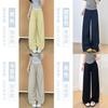 American Style Work Pants For Women With High Waist Loose Fit Breathable Fabric For Casual Daily Wear