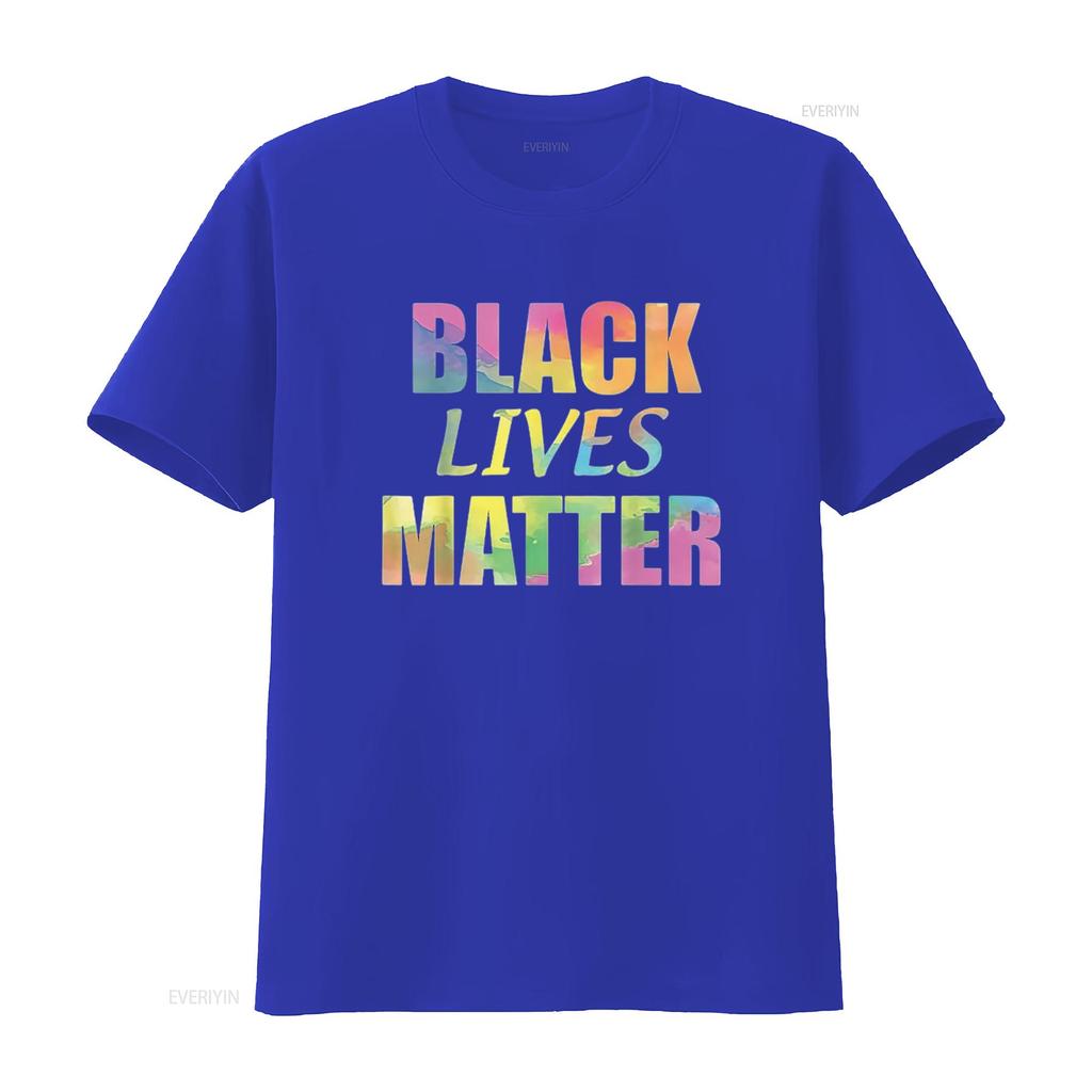 New Black Lives Matter tie dye lettering Kids T Shirt X Large vintage Washed Unisex graphic Breathable homme Stretched