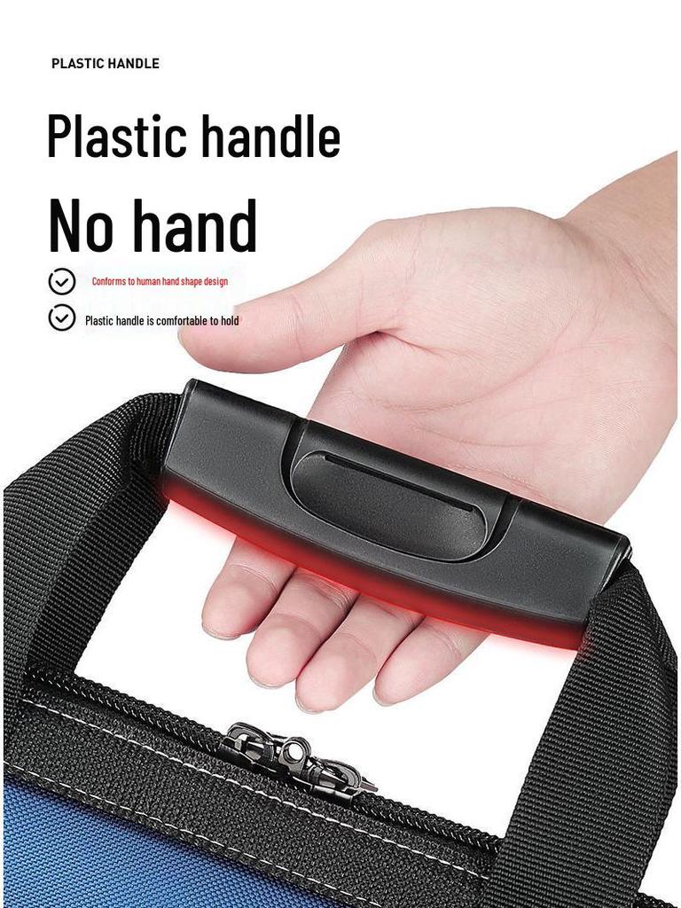 Canvas Electrician Tool Bag - Durable Storage for Tools & Hardware