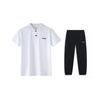 Summer Mens Polo Shirt Quick-Dry Moisture-Wicking Breathable Skin-Friendly Comfortable Versatile Simple Casual Sports Suit APLV723-2+AYKT415-1