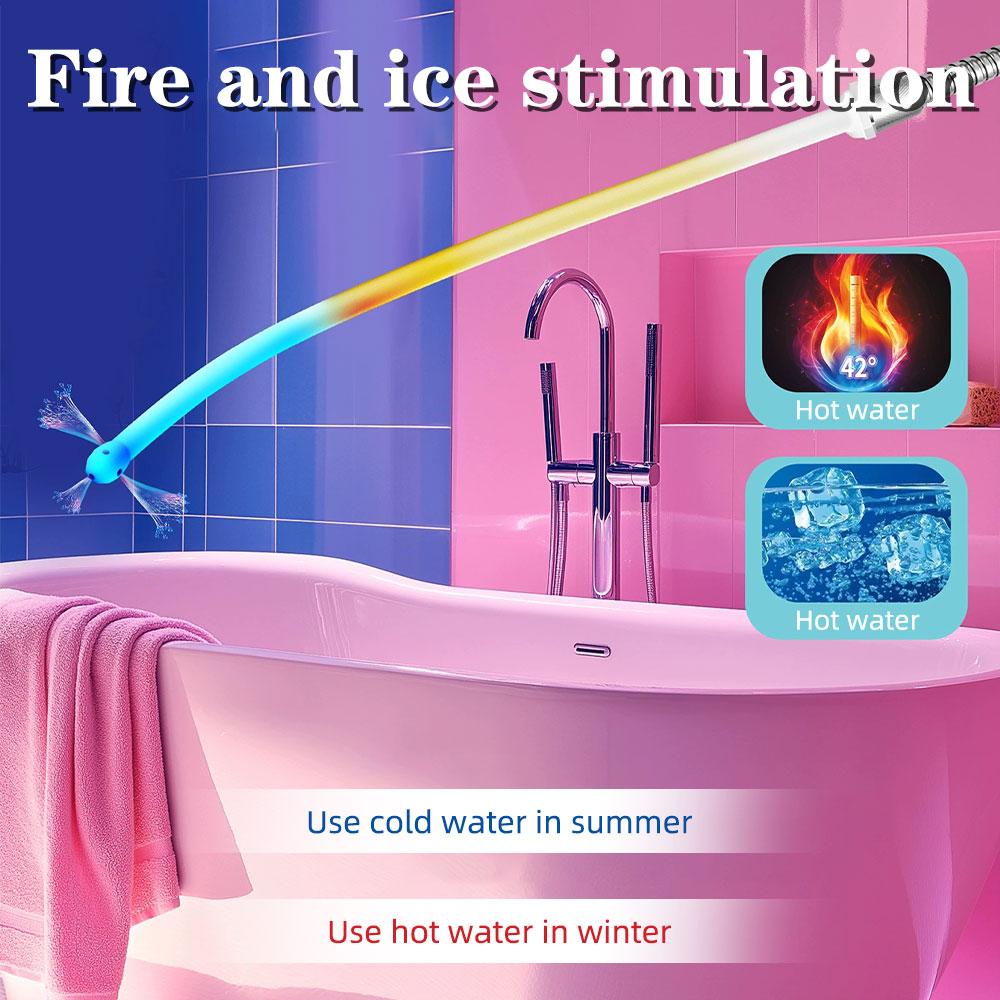 Male and women anal/intestinal/vaginal cleaning flushing device,nozzle enema device,female washing hose,Gay SM Product sex toy