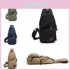 Mens Shoulder Backpack Chest Satchel Canvas Crossbody Satchel Pouch Man Fashion