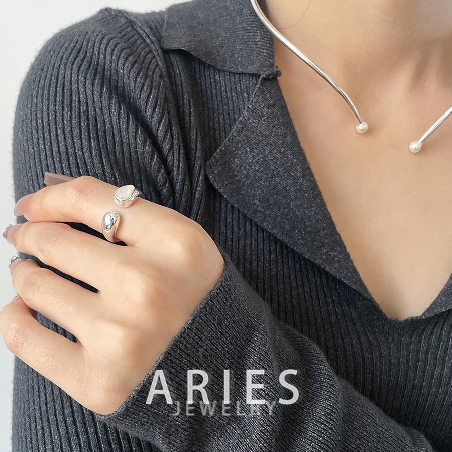 Adjustable Water Drop Ring: Fashionable, Stackable, Personalized Hip Hop Style for Women