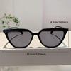 Stylish Cat Eye Shades Fashion Black Oversize Sunglasses Outdoor Decoration Women's Sun Glasses for Driving Travelling