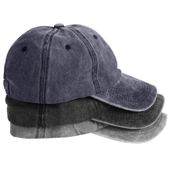 Baseballpet Zachte Top Verstelbare Gesp Gewassen Verweerd Zon Hoed Retro Straatstijl Mannen Vrouwen Baseballpet