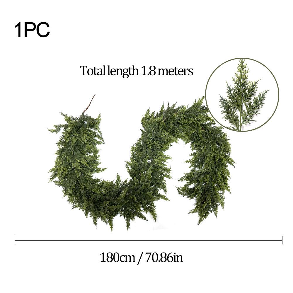 Artificial Pine Cypress Christmas Vine Decorations