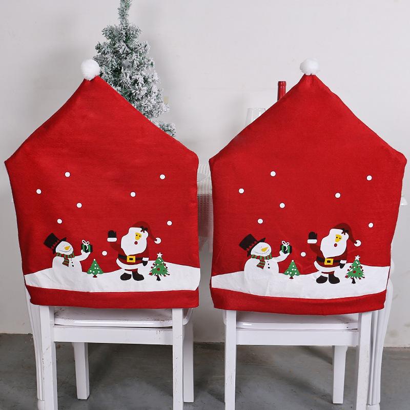 1/2 Piece Christmas Tree Chair Cover Christmas Decoration Table Decoration 2025 Year Home Christmas Decorations