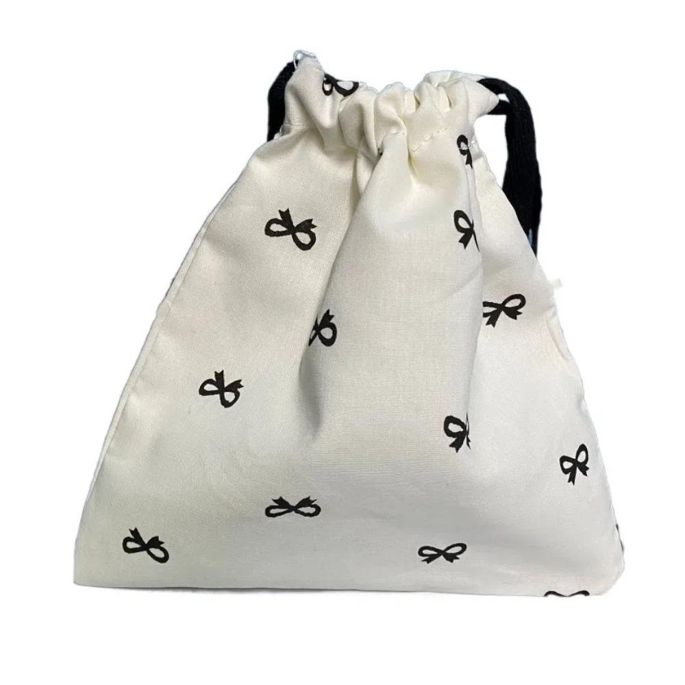 

Canvas Drawstring Storage Bag Portable Drawstring Hanging Bag Diaper Pouch Cotton Pouch Girls M чёрный