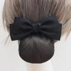 Women's Professional Hair Net Bow Clip for Work: Ideal for Hotel, Bank, Nurse, Flight Attendant, and Updo Styles.