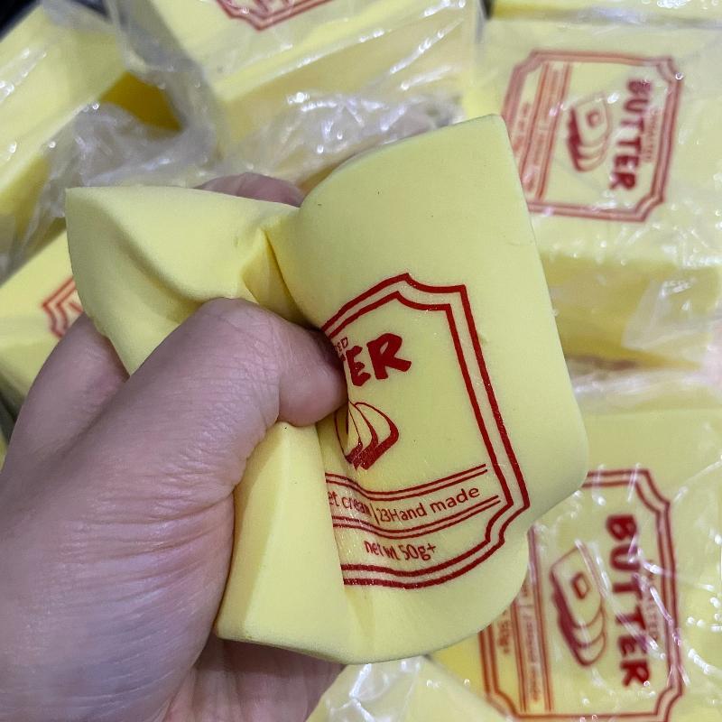 Squishy Simulated Butter Block Squeeze Toy Soft Stress Relief Slow Rising Sensory Fidget Toy For Anxiety Adhd  Gifts