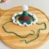 Jingle Bell Pet Christmas Hat Cute Dog Bowknot Scarf Holiday Pet Dressup Cute Santa Hat  Photoshoot