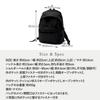 VITAFELICE Damen Nylon Rucksack mit Klappe, binb-z0302y (Schwarz)