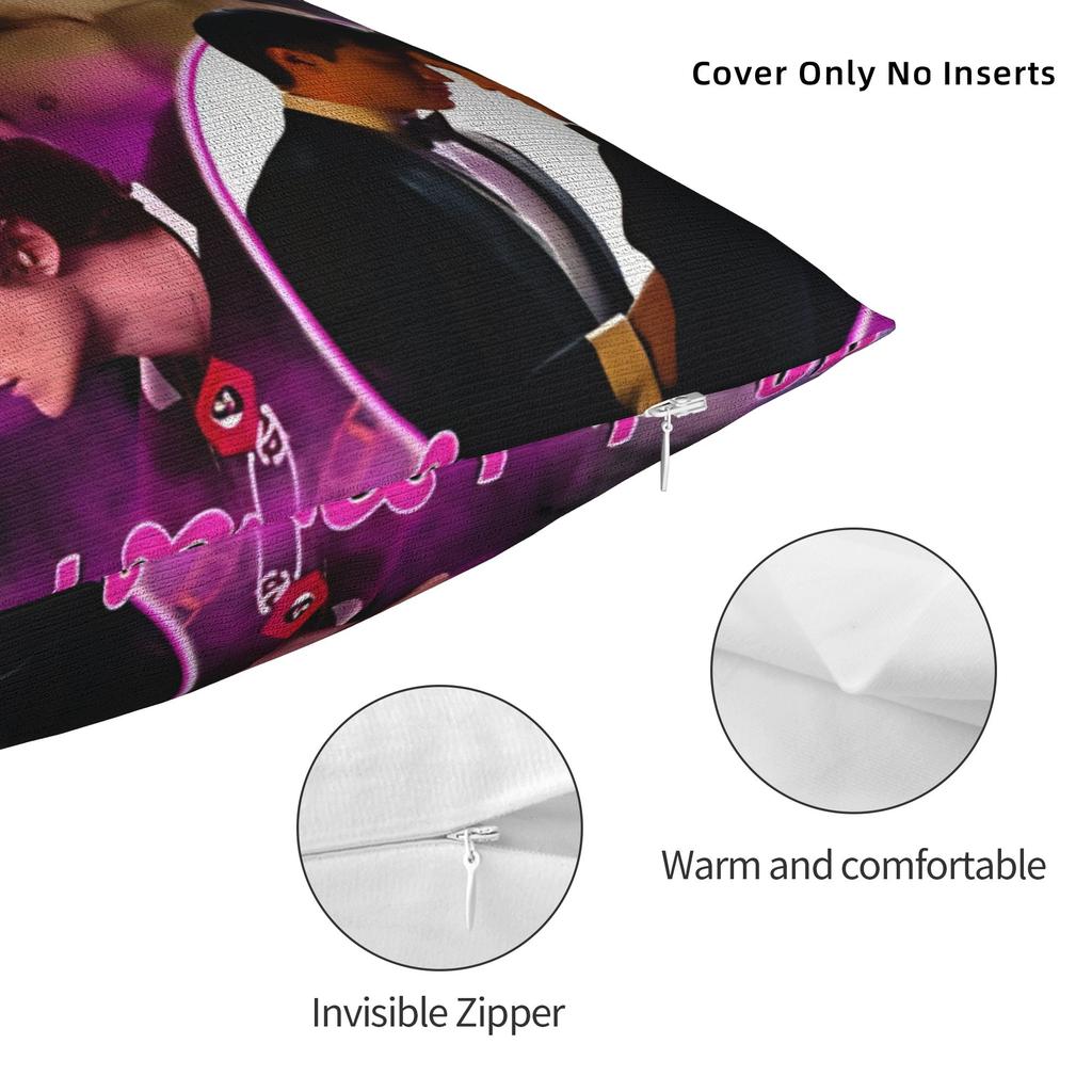 Hollanov Ilya Rozanov & Shane Hollander Square Pillow Cases Cushion Cover Awesome Zipper Decorative Pillowcase For Home 18"