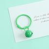 14mm Painted Alloy Bell Keychain Ring Pendant for DIY Accessories