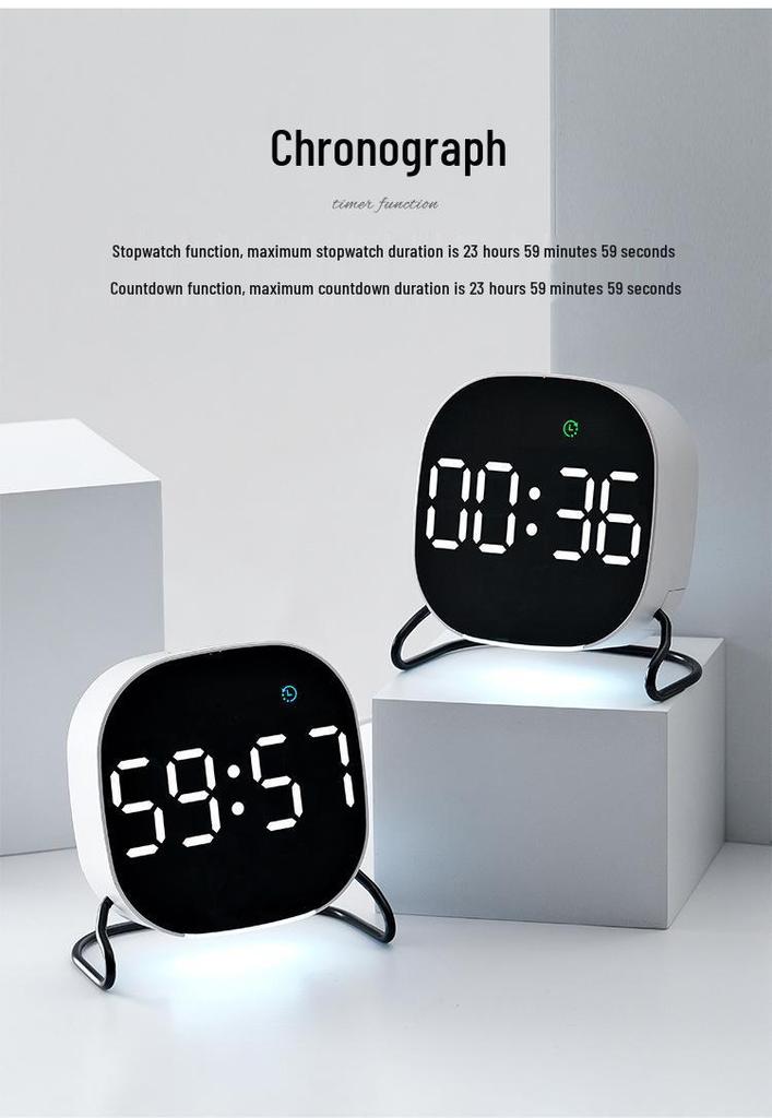 Digital LED Clock 2813: Multifunctional Desktop Timer with Alarm and Night Light