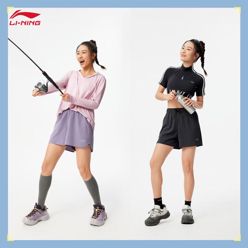 Li-Ning Women's Quick-Dry A-Line Sports Shorts