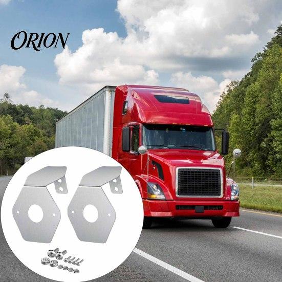 Vehicle Rearview Mirror Bracket 2Pcs Watermelon Light Brackets for Partsam, 304 Stainless Steel Turn Signal Weather Resistant Lamp Support Angled