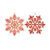 Christmas decoration snowflake pieces Christmas tree ornaments 10pc