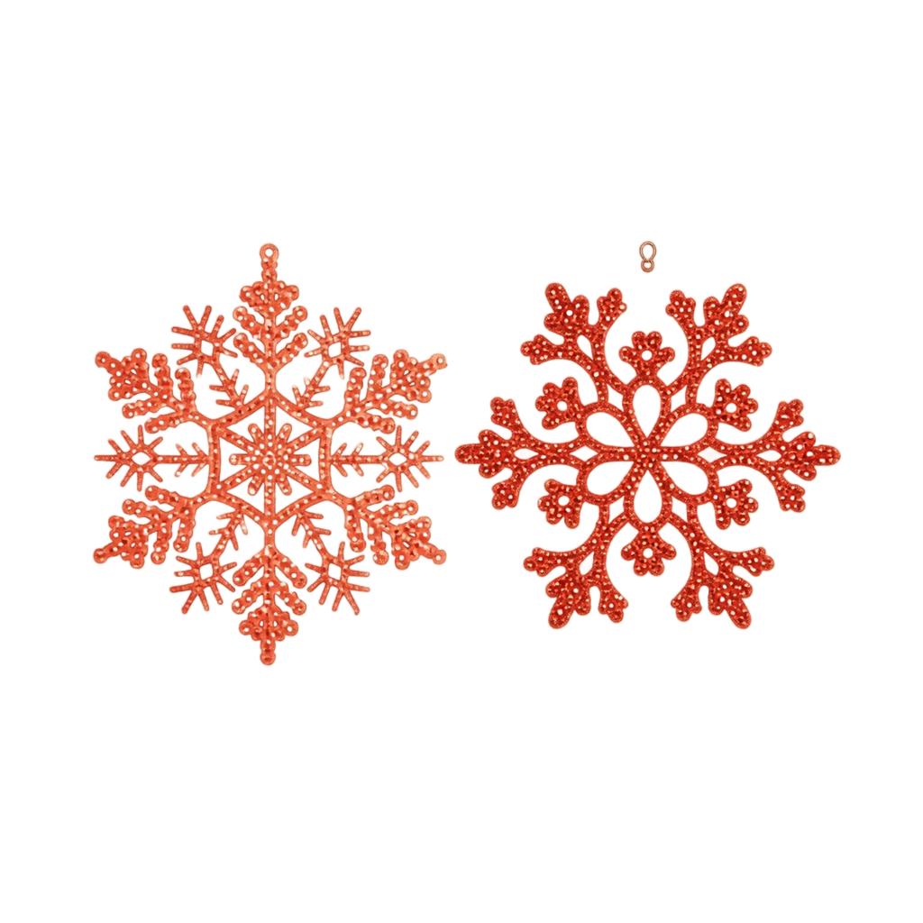 Christmas decoration snowflake pieces Christmas tree ornaments 10pc